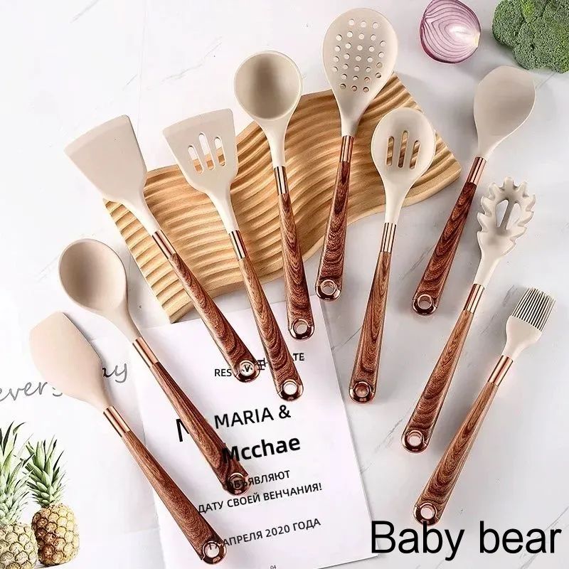 Silicone Cooking Spatula 24 cm, Pack of 10 - Image 2