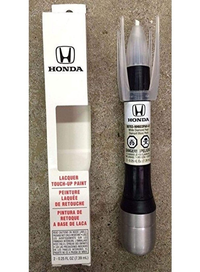 Honda ملحقات هوندا الأصلية 08703-NH603PAH-A1 طلاء لمسة لؤلؤي أبيض - 08703-NH603PAH-2P