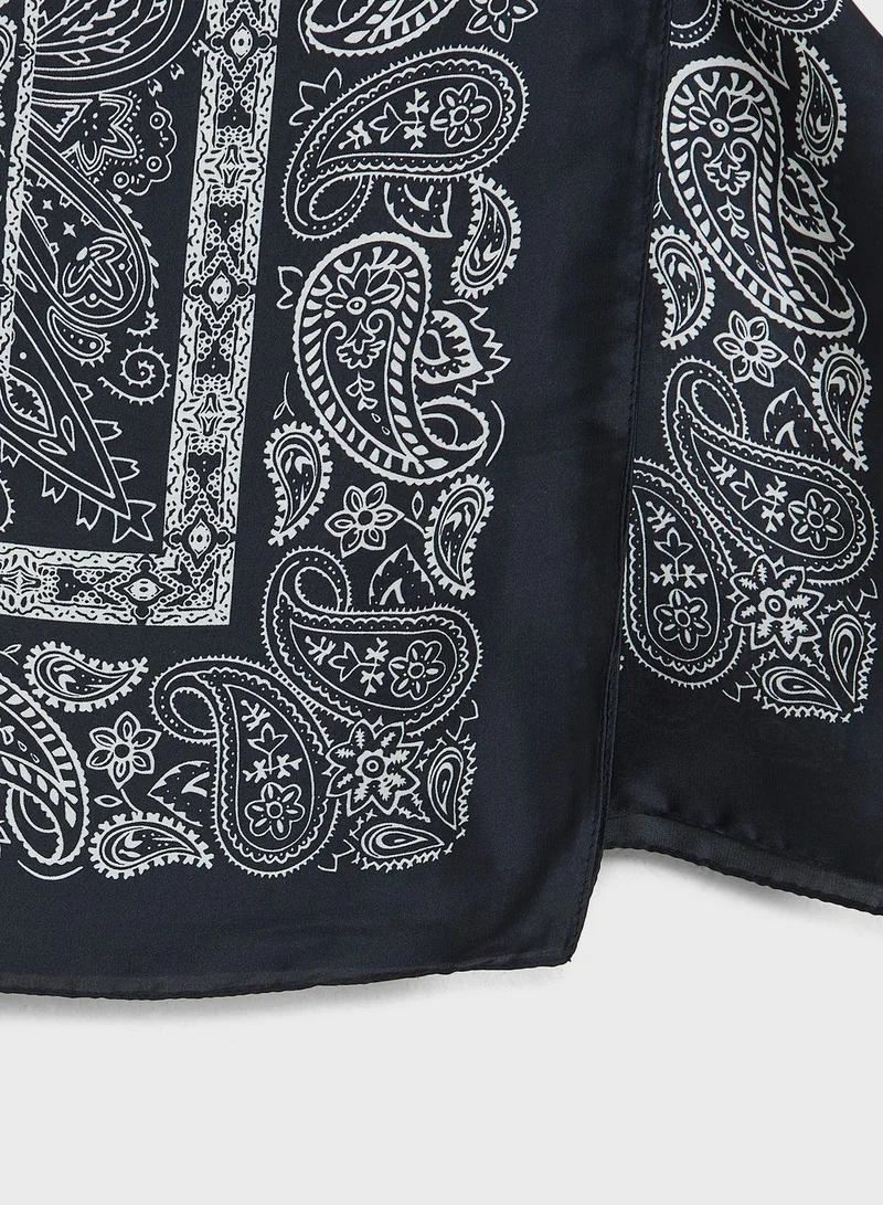 ELLA Paisley Print Scarf