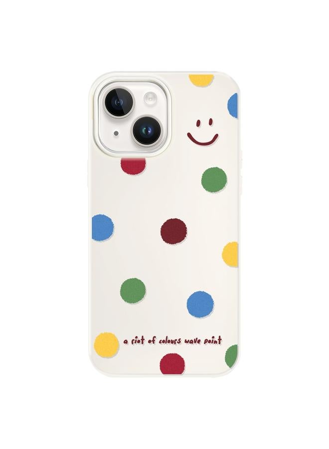 اس-توب جراب لهاتف iPhone 15 مصنوع من مادة TPU الهجينة ذات ملمس الجلد - Image 1