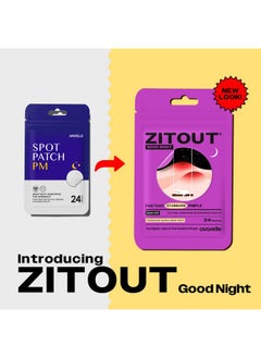 AVARELLE AVARELLE Spot Pimple Patches for Face | ZitOut Good Night Acne Patches | FSA HSA Acne Treatment Hydrocolloid Acne Patches | Hydrocolloid Bandages for Acne with Tea Tree Oil | Acne Spot Treatment  - Image 2