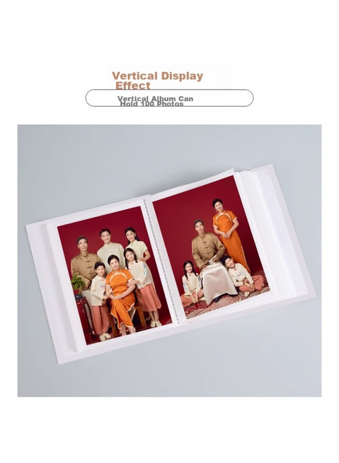 Jiamo Photo Al, 6-inch Al, Large Capacity For Family Photos, Laminated Insert Pages, Mixed Style, Children's Growth Record Book, Baby Diy, Couple's Travel Record, Teacher's Day Gift - Image 4