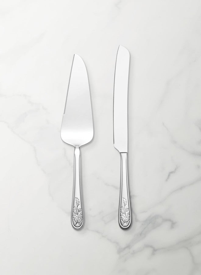 Lenox 897915 Holiday 2-Piece Dessert Set, Christmas Serveware, Serving Utensils - Image 3