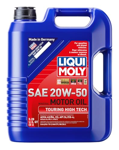 LIQUI MOLY زيت محرك ليكي مولي تورينغ هاي تيك SAE 20W-50 | 5 ل | زيت محرك | SKU: 20114 - Image 5