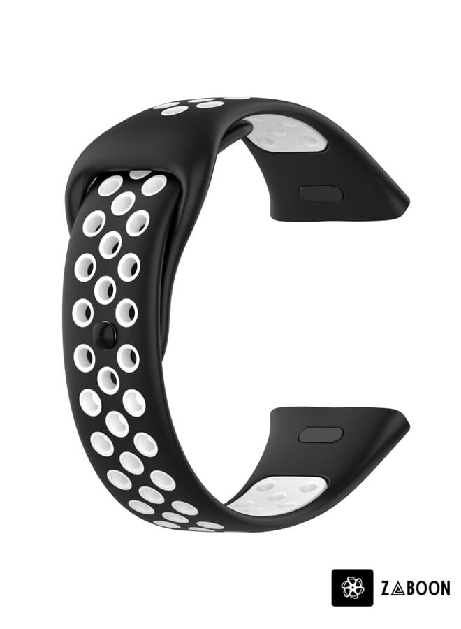 Zaboon Redmi Watch 3 Sports Two-Color Silicone Watch Band - Image 2