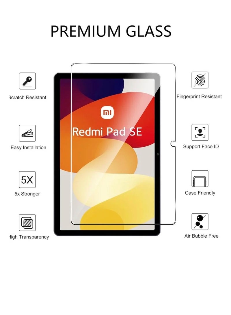 Tempered Glass Screen Protector For Xiaomi Redmi Pad SE 11 inch Clear  - Image 5