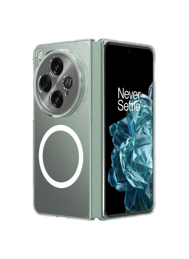 Case Cover For OnePlus Open Scratchproof PC Transparent MagSafe Phone Case