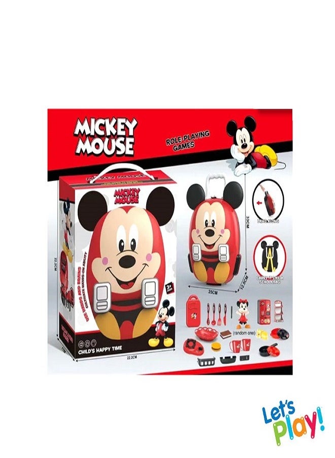 Tool Set Mickey Mouse  Bag - Kitchen Tools Trolley Case Box & Mickey Mouse Character  - Image 1