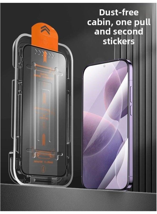 [dust-free Warehouse Second Film] Suitable For Red Rice K70 Tempered Film Millet 14 Mobile Phone 13 Special K60 New-Colour:Ultra-clear Model [full Screen Without Holes★No White Edges] One Pull To Remove Dust And Patch◆3 Sets-Size:For Xiaomi  - Image 2