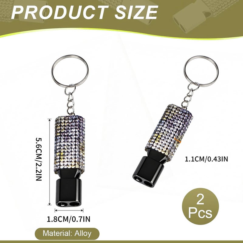 binboll Emergency Whistles Lifeguard Safety Whistle with Lanyard and Keychain for Outdoor Camping Hiking Boating Backpacking Fishing Kayak Kids Rescue Signaling Loud Survival Whistle (silver-2pack) - Image 3