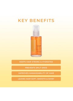 FANOLA Fanola Nourishing Restructuring Fluid Crystals Hair Serum Detangles, Adds Shine, And Prevents Split Ends For Curly, Frizzy And Permed Hair 3.38oz  - Image 2