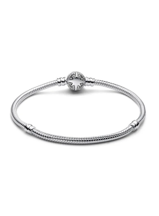PANDORA North Star Clasp Snake Chain Bracelet