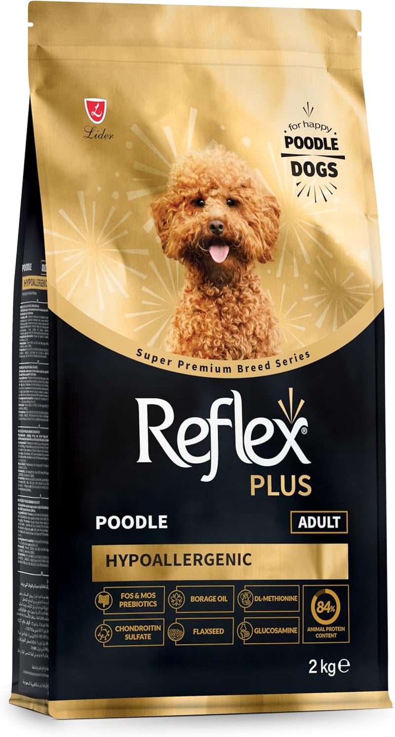 Reflex Plus Breed Series For Poodle Adult Dog Food Hypoallergenic 2 Kg - Image 1