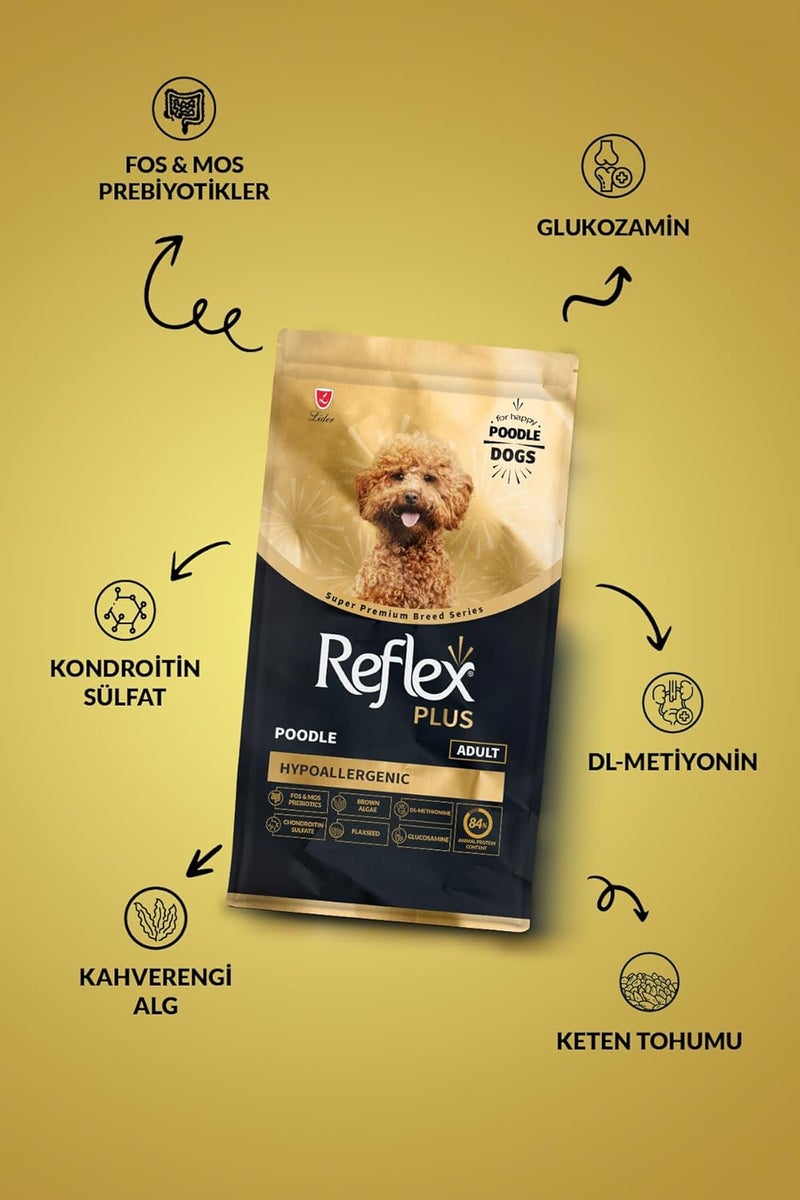 Reflex Plus Breed Series For Poodle Adult Dog Food Hypoallergenic 2 Kg - Image 3
