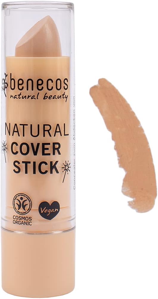 Benecos Benecos Bio Natural Cosmetics Cover Stick High Opacity Talkfree Vegan beige 45g  - Image 1