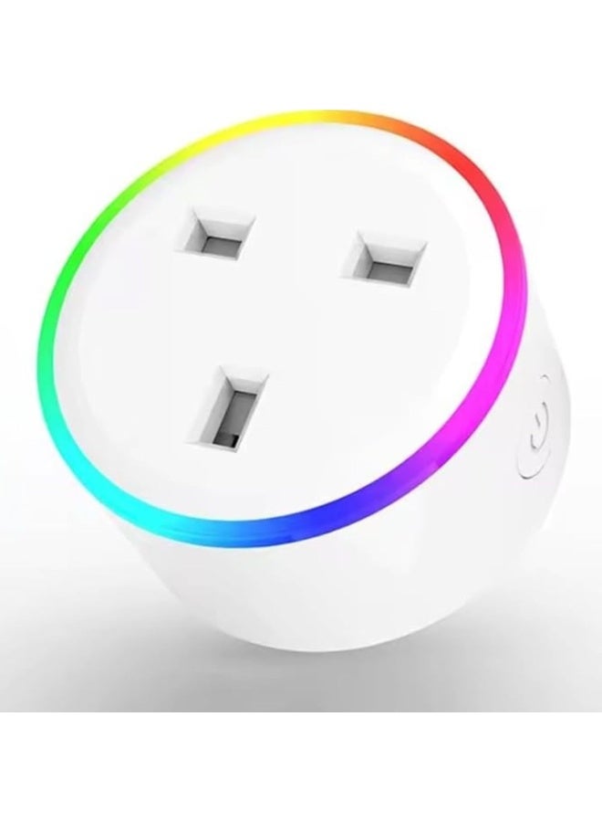 WiFi Smart Plug with Voice Control, App Control, Timer Function, Energy Monitoring, Home Automation  - Image 1
