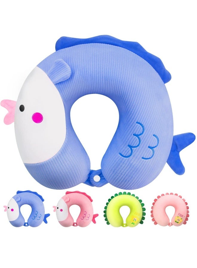 SYOSI Cartoon Travel Pillow U-Shaped Elasticity Neck Pillow for Adults, Kids, Children, Cute Plane Pillow for Home Office Camping Travelling Sleeping - Image 1
