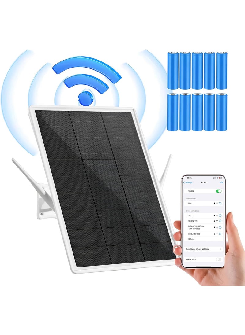 4G LTE Solar Router 2.4Ghz WiFi Hotspot Wireless Access in 26000mAH Battery IP66 Waterproof Outdoor Camera