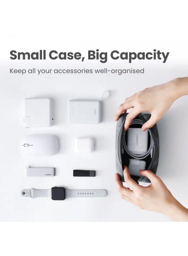 UGREEN ECO UGREEN 80520 Electronics Accessories Storage Bag With Lanyard (Gray) LP285 - Image 4