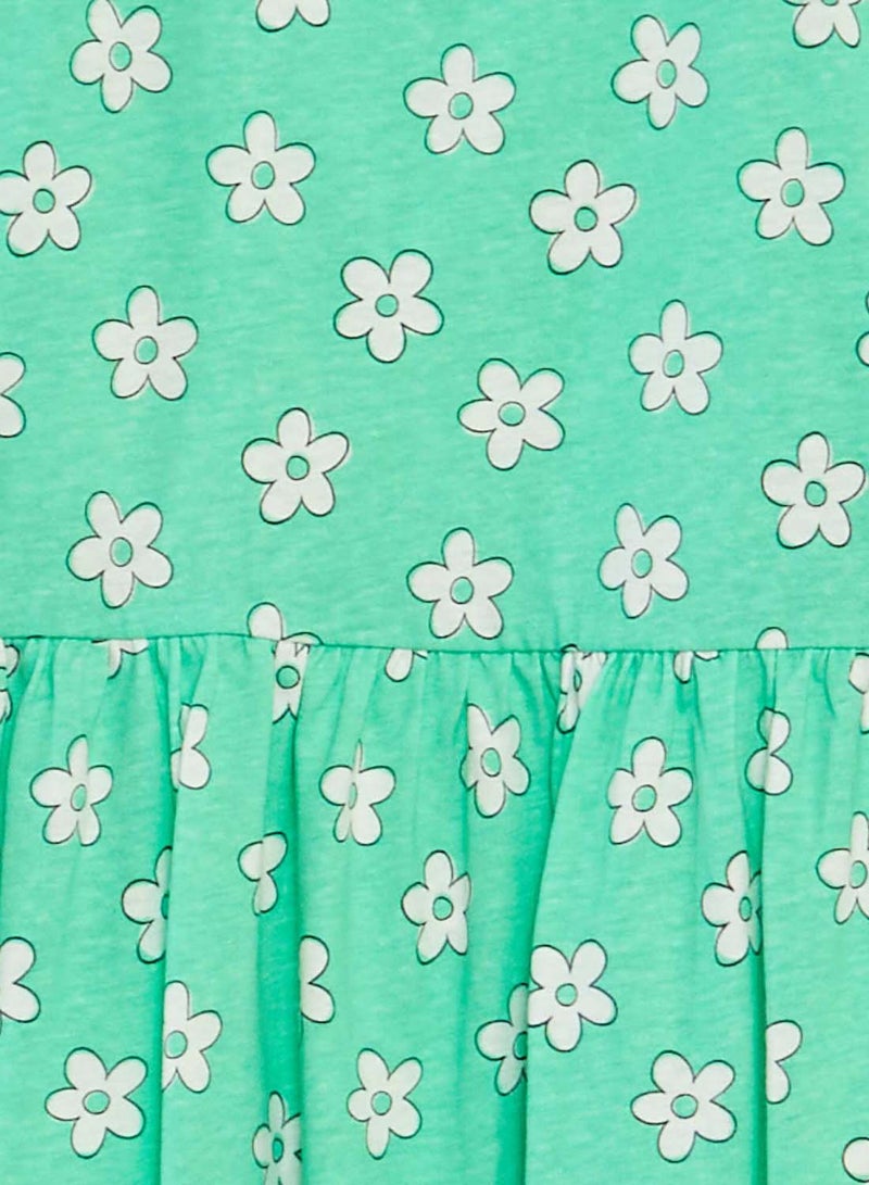 Kiabi Girls Patterned jersey dress with ruffled straps - Image 2