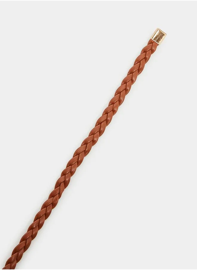 Styli Slim Braided Belt