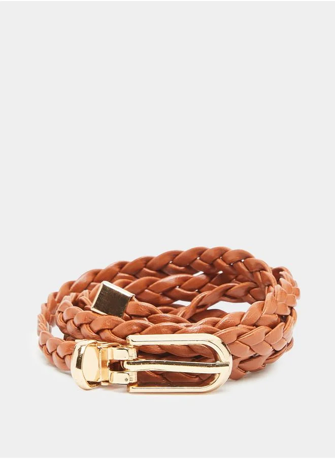 Styli Slim Braided Belt