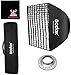Godox GODOX 24 x 24inch / 60 x 60cm Studio Flash Honeycomb Grid Softbox with Carrying Bag for Bowens Mount Flash Speedlites - Image 2