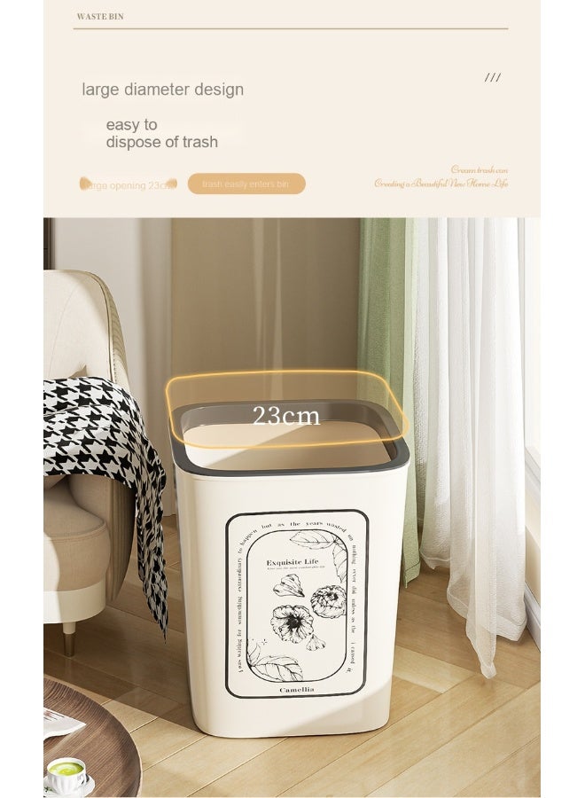 NIBEMINENT Trash Can With Pressure ring  - Image 2
