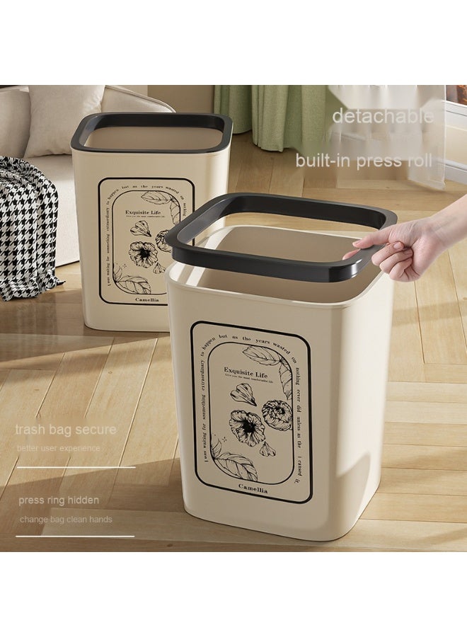 NIBEMINENT Trash Can With Pressure ring  - Image 4