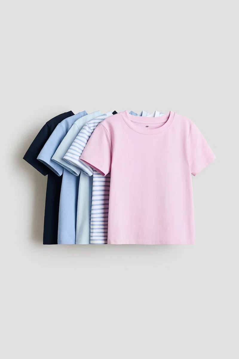 H&M 5-pack cotton T-shirts