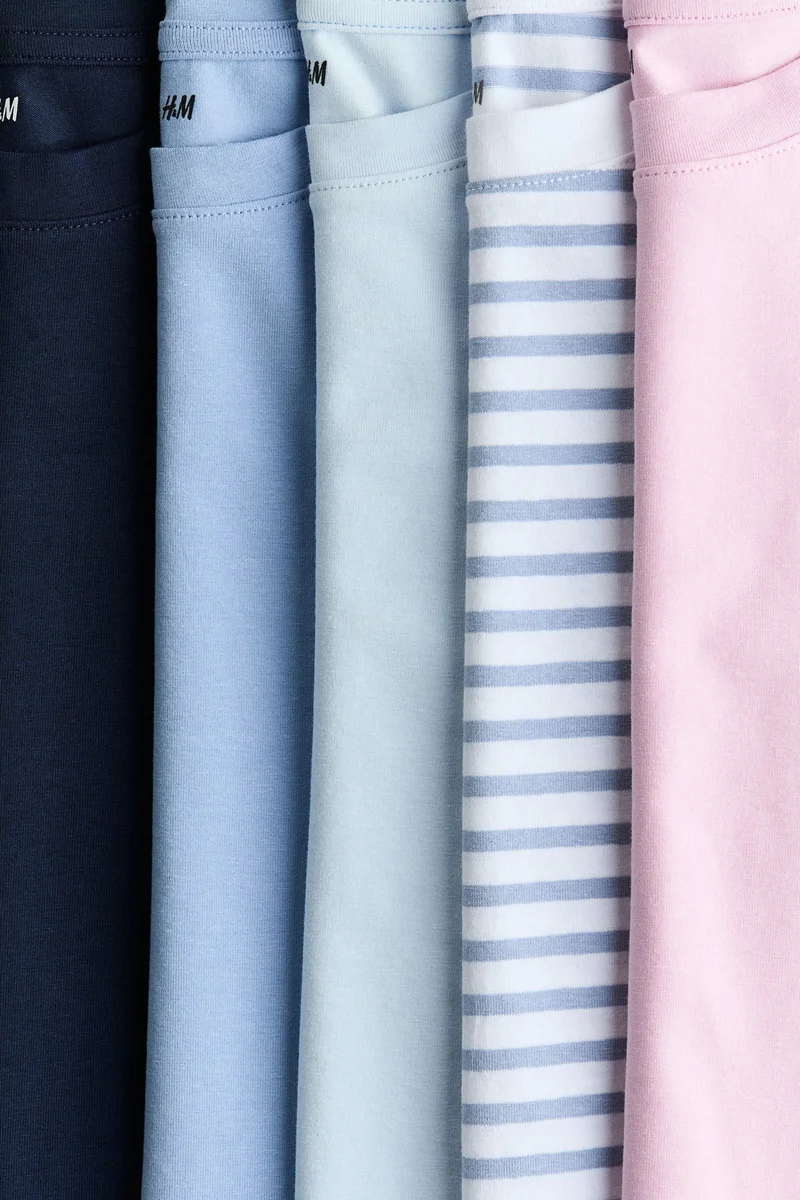 H&M 5-pack cotton T-shirts