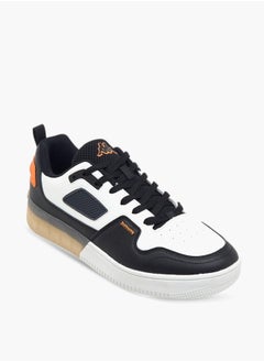 Kappa Men's Colourblock Sneakers with Lace-Up Closure  - Image 2