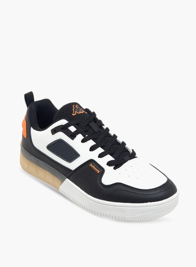 Kappa Men's Colourblock Sneakers with Lace-Up Closure  - Image 2