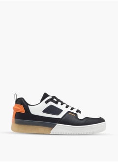 Kappa Men's Colourblock Sneakers with Lace-Up Closure  - Image 3