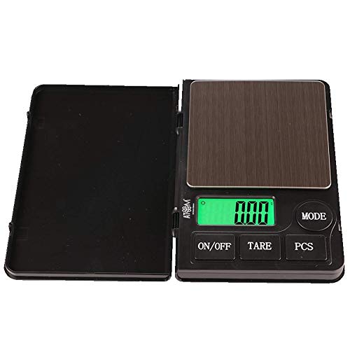 ATOM A 102 Notebook 1kg 1000gram x 001g 10mg Digital Jewellery Weighing Scale Used in Gold Silver ornaments and valuables Weight Measuring machine Compact Portable Weighting Scale for homes and professionals Use for research purpose - Image 1