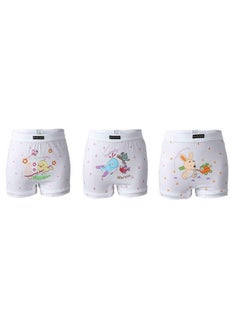 BODYCARE Girls Cotton Bloomers 100% Cotton Multicolor Soft Comfortable | Skin Friendly | Innerwear | (Pack of 3) (Color & Print May Vary)