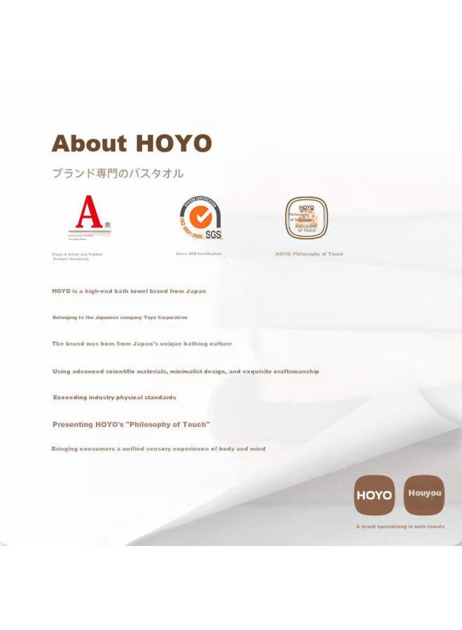Hoyo Towel Men's Class A Pure Cotton Face Wash Bath Towel Antibacterial Soft Absorbent Quick-drying Towel Cold Gray - Image 2