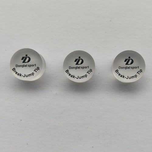 DDonglai 3pcs Packed14mm Billiard Break Cue Tip/Jump Cue Tip,Polymer Material for Durable use, Professional Billiard Accessories for Player - Image 2