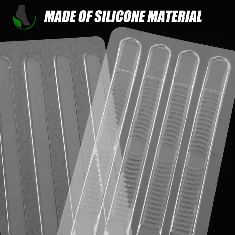 16 Pcs Invisible Gel Heel Grip Cushions Anti Wear Adhesive Strips For High Heels Foot Protection - Image 4