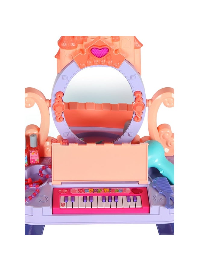 Piano Vanity Beautiful Girl Dressing Table 29 Pieces - 661-136 - Image 3