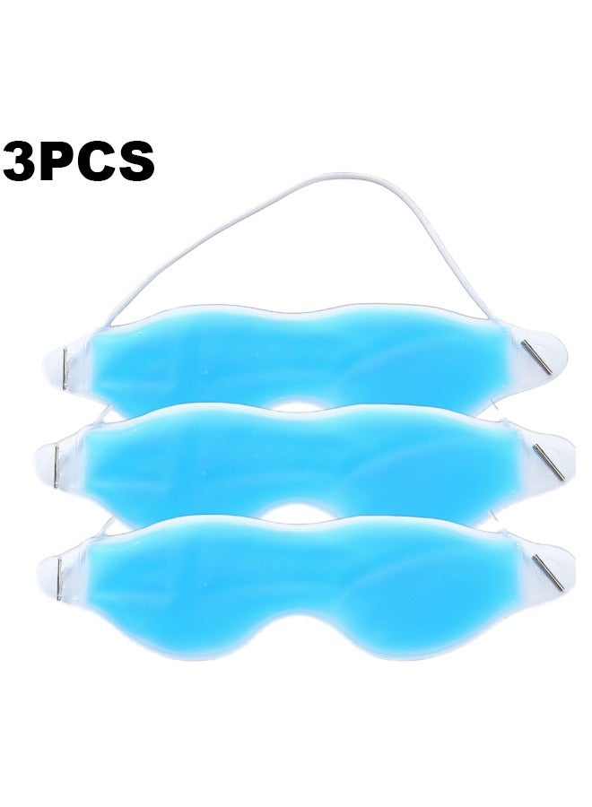 Reusable Summer Ice Cooling Gel Sleeping Eye Mask, Eye Pillow for Puffy Eyes Stress Relief, Hot Cold Therapy Gel Eye Mask for Sleep and Travel - Image 1