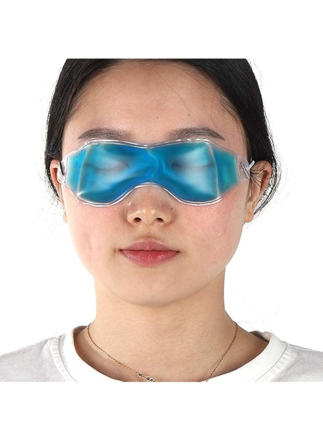 Reusable Summer Ice Cooling Gel Sleeping Eye Mask, Eye Pillow for Puffy Eyes Stress Relief, Hot Cold Therapy Gel Eye Mask for Sleep and Travel - Image 5
