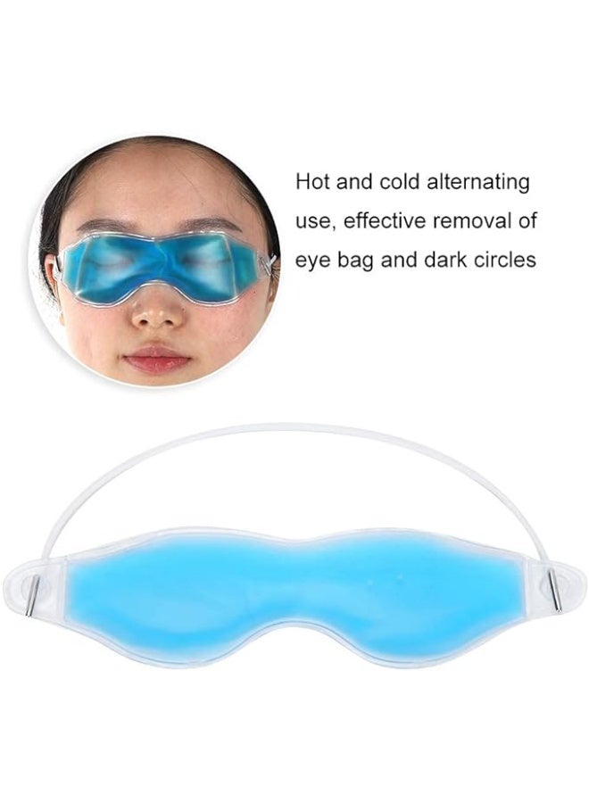 Reusable Summer Ice Cooling Gel Sleeping Eye Mask, Eye Pillow for Puffy Eyes Stress Relief, Hot Cold Therapy Gel Eye Mask for Sleep and Travel - Image 4