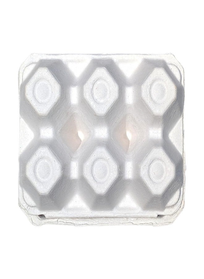 Henlay White Half Dozen Blank Egg Cartons - 6-Pack Flat Top Half-Dozen Holder, Recyclable Pulp, Ideal for Farm-Fresh Eggs, DIY Custom Labeling, Eco-Friendly Storage - 20 Pack - Image 5