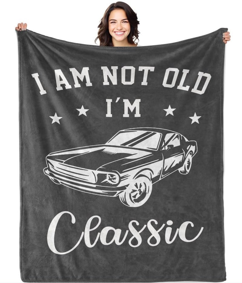Bariceneth Gifts for Men Blanket 60"" X 80""  Funny Gifts for Men  Dad birthday gift  Birthday Gifts for Men  Unique/Gag Gifts for Men  Men birthday gift ideas  Gifts for older men  husband granda gifts - Image 1