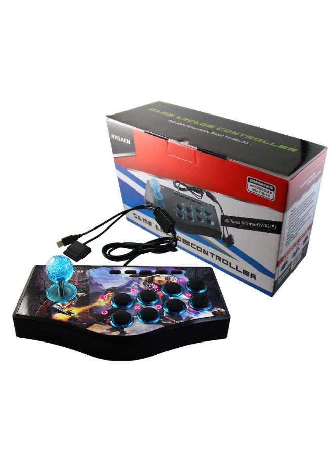 NYGACN P2 Computer Tv Projector Game Console Joystick P3 Android Mobile Phone Joystick Wired King Of Fighters Arcade Joystick - Image 5