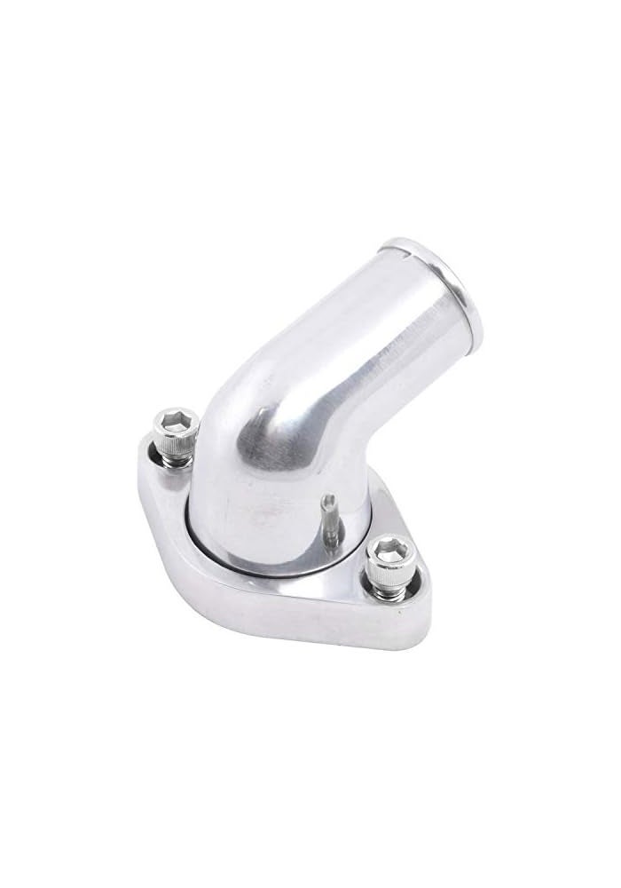 Racing Power Company R6015 15° Polished Aluminum Water Neck for Chevy V8 - Image 5