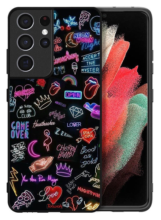 Tolwak Samsung Galaxy S21 Ultra 5G Protective Case Cover Accept The Mystery - Image 2