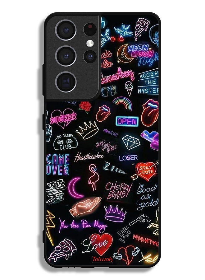 Tolwak Samsung Galaxy S21 Ultra 5G Protective Case Cover Accept The Mystery - Image 3