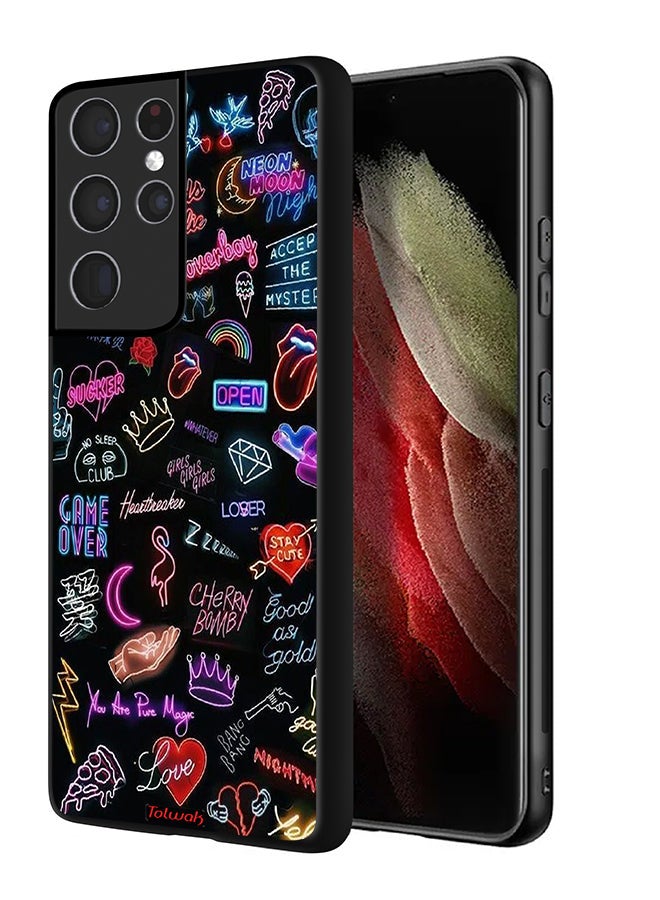 Tolwak Samsung Galaxy S21 Ultra 5G Protective Case Cover Accept The Mystery - Image 1